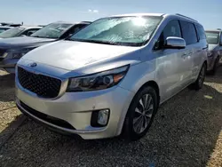 Salvage cars for sale at Arcadia, FL auction: 2016 KIA Sedona EX