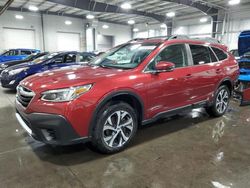 Salvage cars for sale at Ham Lake, MN auction: 2021 Subaru Outback Limited