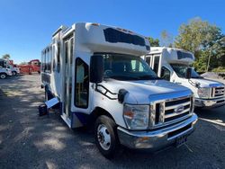 Salvage trucks for sale at Dyer, IN auction: 2013 Ford Econoline E450 Super Duty Cutaway Van