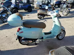 Salvage motorcycles for sale at Arcadia, FL auction: 2023 Vespa PRIMAVERA/SPRINT 50