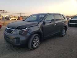 Salvage cars for sale at Houston, TX auction: 2015 KIA Sorento LX