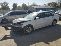 Salvage cars for sale from Copart Wichita, KS: 2014 Volkswagen Passat S