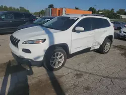 Salvage cars for sale at Bridgeton, MO auction: 2018 Jeep Cherokee Latitude