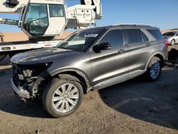 Salvage cars for sale at Anthony, TX auction: 2020 Ford Explorer Limited