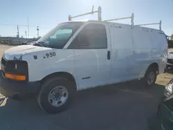 Chevrolet salvage cars for sale: 2006 Chevrolet Express G2500