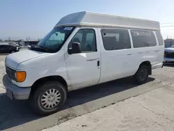 Salvage trucks for sale at Sun Valley, CA auction: 2003 Ford Econoline E250 Van