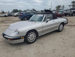 Salvage cars for sale at Riverview, FL auction: 1990 Alfa Romeo Spider Quadrifoglio