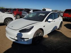 Salvage cars for sale at Elgin, IL auction: 2021 Tesla Model 3