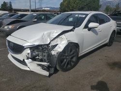 Salvage cars for sale at Rancho Cucamonga, CA auction: 2016 Mazda 6 Grand Touring