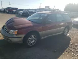 Salvage cars for sale at Oklahoma City, OK auction: 2002 Subaru Legacy Outback AWP