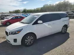 Salvage cars for sale at Las Vegas, NV auction: 2015 KIA Sedona LX