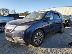 2016 Acura MDX Technology en venta en Spartanburg, SC