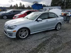 Mercedes-Benz salvage cars for sale: 2012 Mercedes-Benz C 300 4matic