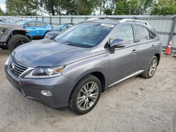 Salvage cars for sale at Riverview, FL auction: 2013 Lexus RX 350