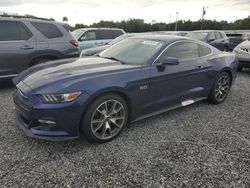 Salvage cars for sale at Riverview, FL auction: 2015 Ford Mustang 50TH Anniversary