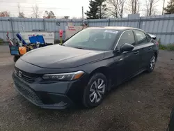 Honda salvage cars for sale: 2022 Honda Civic LX