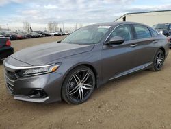 Salvage cars for sale at Rocky View County, AB auction: 2021 Honda Accord Touring