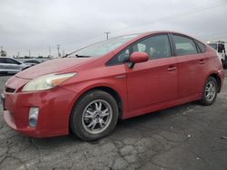 Salvage cars for sale at Colton, CA auction: 2010 Toyota Prius