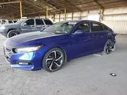 Salvage cars for sale at Phoenix, AZ auction: 2018 Honda Accord Sport