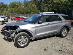 Ford salvage cars for sale: 2020 Ford Explorer XLT