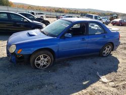 Salvage cars for sale at Chatham, VA auction: 2002 Subaru Impreza WRX