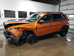 Salvage cars for sale from Copart Blaine, MN: 2016 Jeep Cherokee Trailhawk