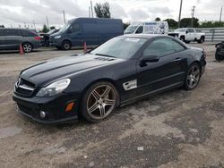 Mercedes-Benz sl-Class salvage cars for sale: 2009 Mercedes-Benz SL 63 AMG