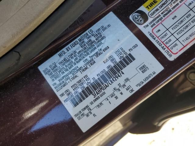 2012 Ford Fusion SEL