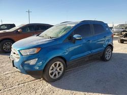 Salvage cars for sale at Andrews, TX auction: 2020 Ford Ecosport SE