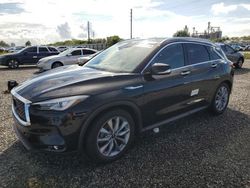 Infiniti salvage cars for sale: 2021 Infiniti QX50 Luxe