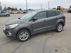 Ford salvage cars for sale: 2019 Ford Escape SE