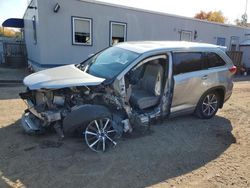 Salvage cars for sale at Lyman, ME auction: 2018 Toyota Highlander SE