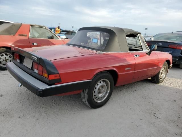 1986 Alfa Romeo Veloce 2000 Spider