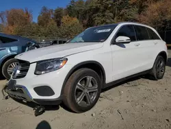 Salvage cars for sale at Waldorf, MD auction: 2017 Mercedes-Benz GLC 300 4matic