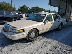 Salvage cars for sale at Cartersville, GA auction: 1995 Lincoln Town Car Cartier