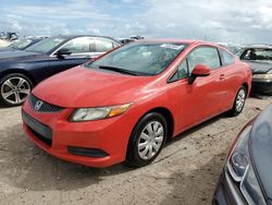 Salvage cars for sale at Riverview, FL auction: 2012 Honda Civic LX