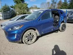 Salvage cars for sale at Davison, MI auction: 2022 Ford Escape SEL