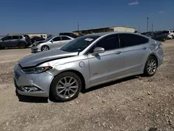 Salvage cars for sale at Temple, TX auction: 2017 Ford Fusion SE Phev