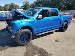 Ford salvage cars for sale: 2016 Ford F150 Supercrew