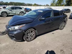 Salvage cars for sale at Dunn, NC auction: 2019 KIA Forte GT Line