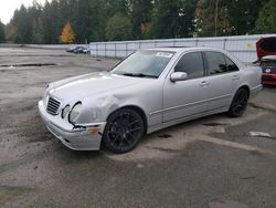 Salvage cars for sale at Arlington, WA auction: 2002 Mercedes-Benz E 320