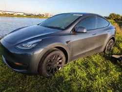 Salvage cars for sale at Riverview, FL auction: 2020 Tesla Model Y