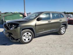 Salvage cars for sale at Indianapolis, IN auction: 2015 Jeep Cherokee Sport