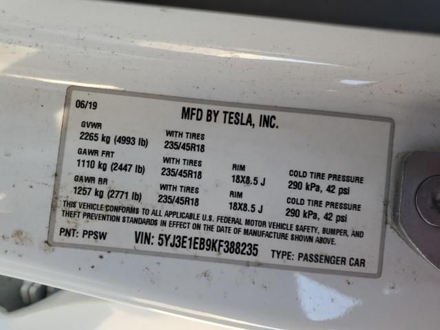 2019 Tesla Model 3