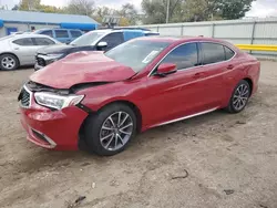 Salvage cars for sale at Wichita, KS auction: 2018 Acura TLX Tech