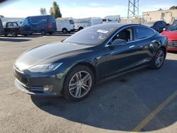 Salvage cars for sale at Hayward, CA auction: 2014 Tesla Model S