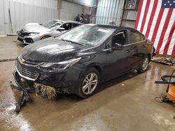 Salvage cars for sale at West Mifflin, PA auction: 2017 Chevrolet Cruze LT