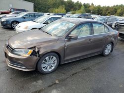 Volkswagen salvage cars for sale: 2015 Volkswagen Jetta SE