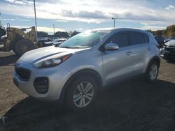 Salvage cars for sale at East Granby, CT auction: 2018 KIA Sportage LX