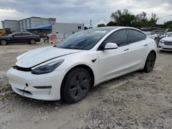 Salvage cars for sale at Opa Locka, FL auction: 2023 Tesla Model 3